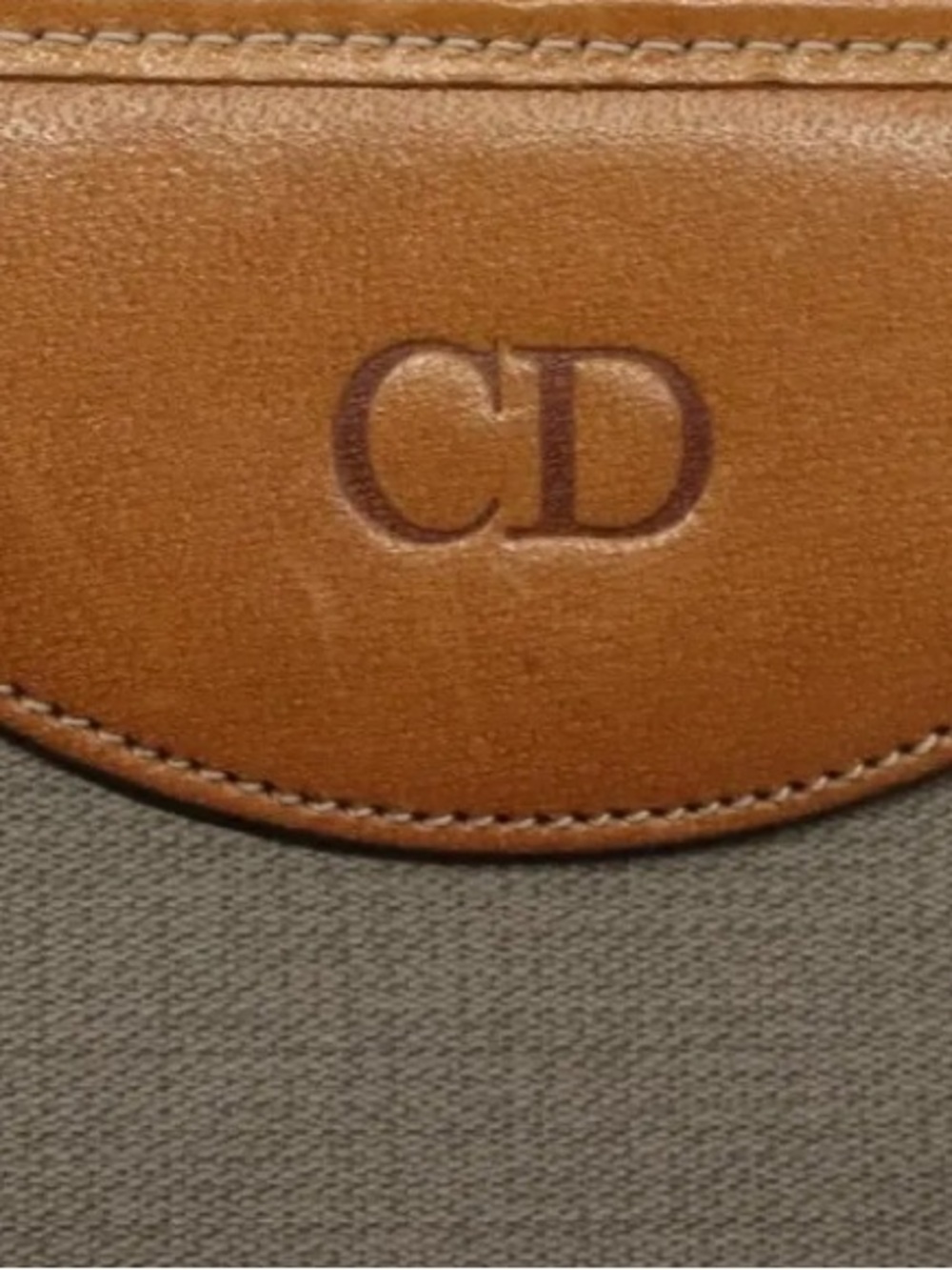 Christian Dior Vintage canvas and leather crossbody bag - Picture 9 of 15